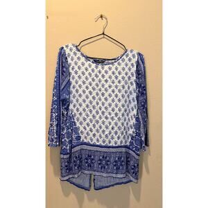 Lucky Brand 100% Viscose Top Size Medium